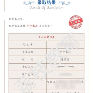 2021屆 張紫菡 中國(guó)民航大學(xué)